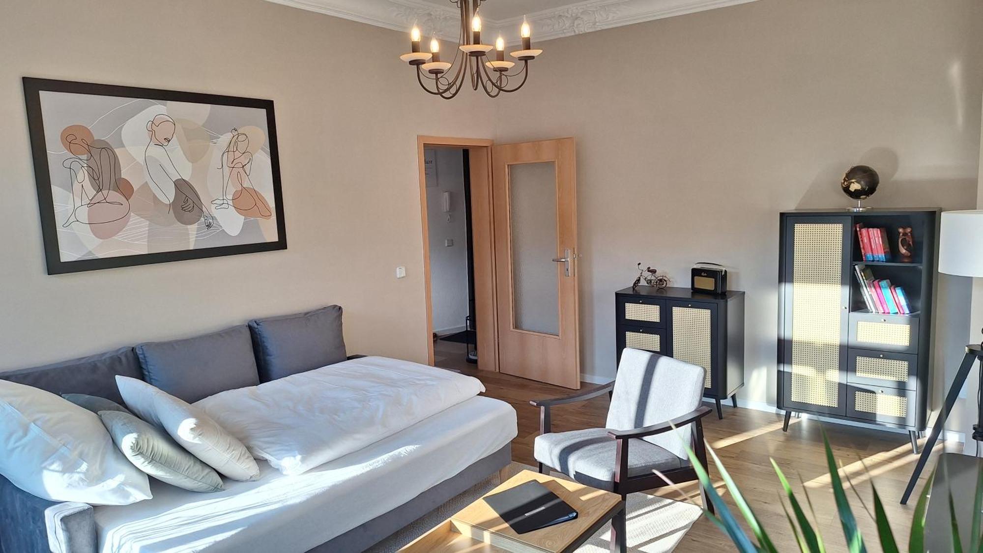 Stylisches Appartement Im Jugendstil-Viertel Chemnitz Zewnętrze zdjęcie